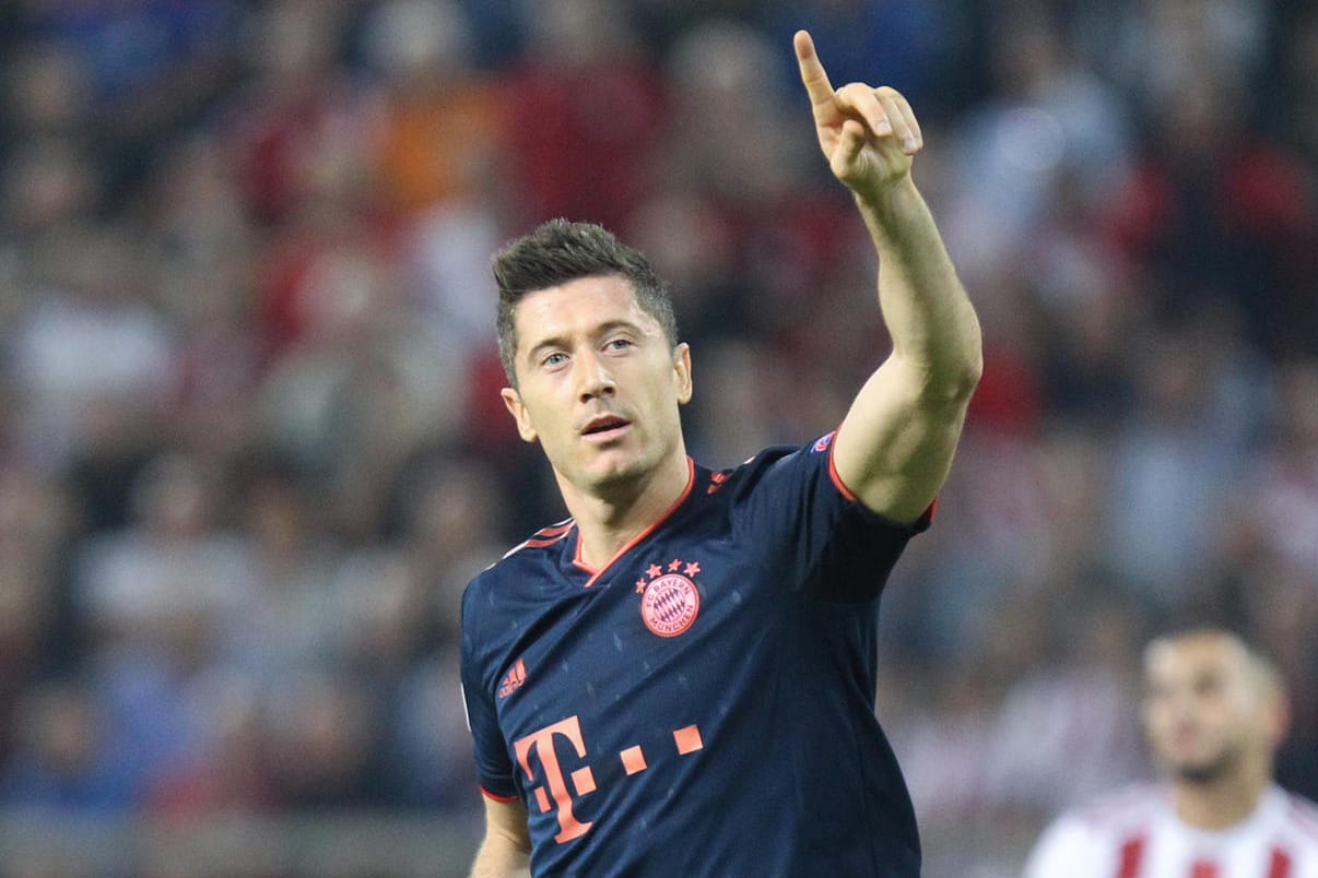 Robert Lewandowski: Mit seinem Doppelpack hat der Stürmer den FC Bayern auf die Siegerstraße gebracht.