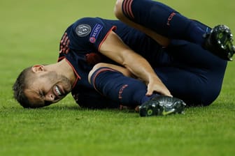 Lucas Hernandez: Der Franzose verletzte sich gegen Olympiacos Piräus.