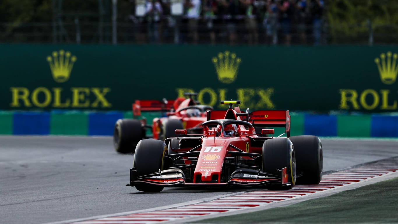 Charles Leclerc und Sebastian Vettel: Beide Fahrer seien auf Augenhöhe, so Danner.