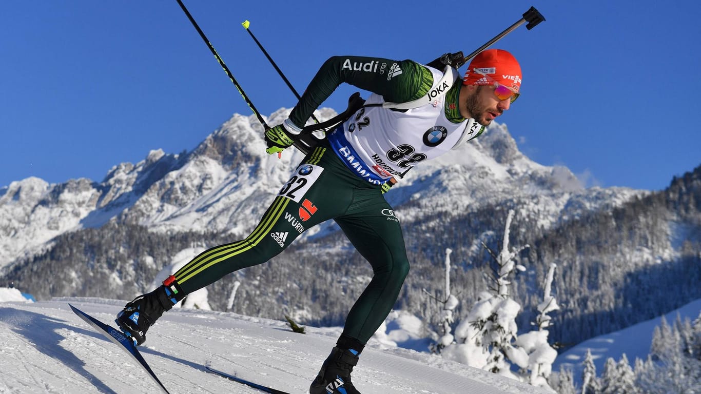 Gutes Omen für Arnd Peiffer: Bei der Biathlon-WM 2019 in Östersund schnappte er sich Gold im Einzelrennen.