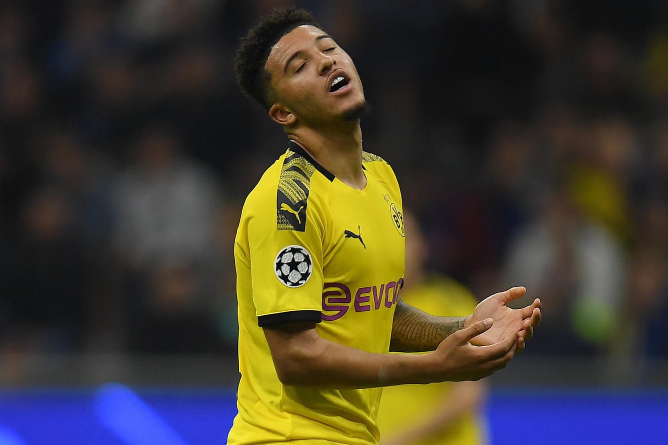 Jadon Sancho und der BVB: In Mailand gingen die Borussen leer aus.