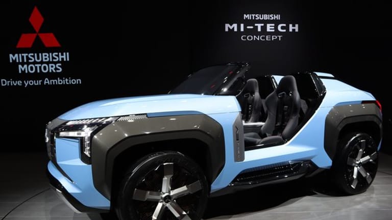 Mitsubishi zeigt in Tokio die Studie MI-Tech, die als Plug-in-Hybrid auf eine Gasturbine zurückgreift.