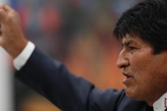 Evo Morales: Der bolivianische Staatschef liegt bei der Präsidentschaftswahl vorn.