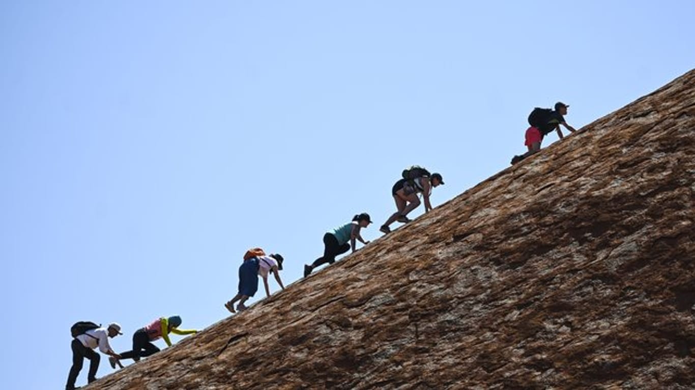 Das Besteigen des Uluru ist jetzt verboten.
