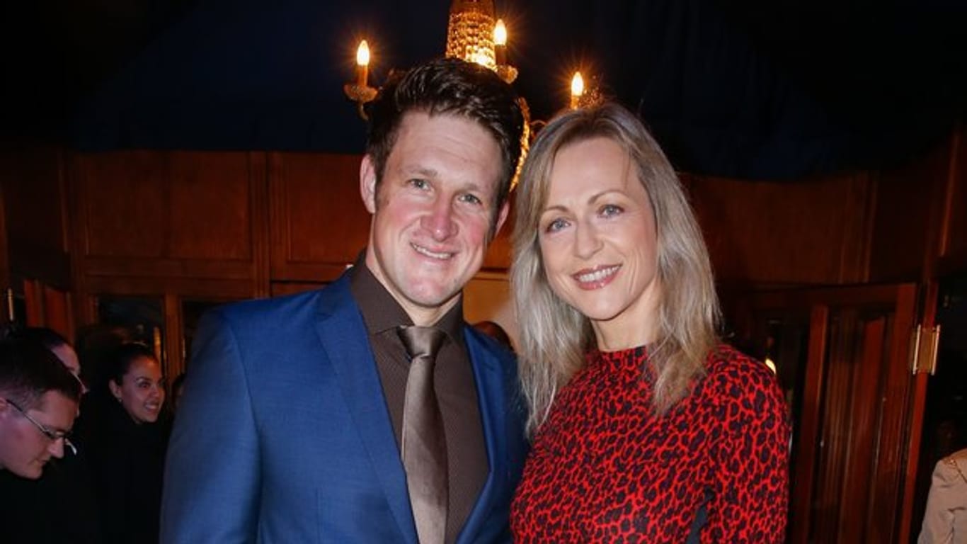Matthias Steiner und seine Frau Inge Posmyk bei der Diabetes-Charity-Gala im Tipi am Kanzleramt.
