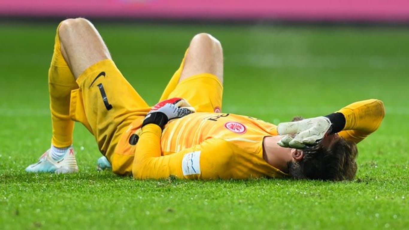 Frankfurts Torhüter Kevin Trapp hatte sich schwer an der Schulter verletzt.