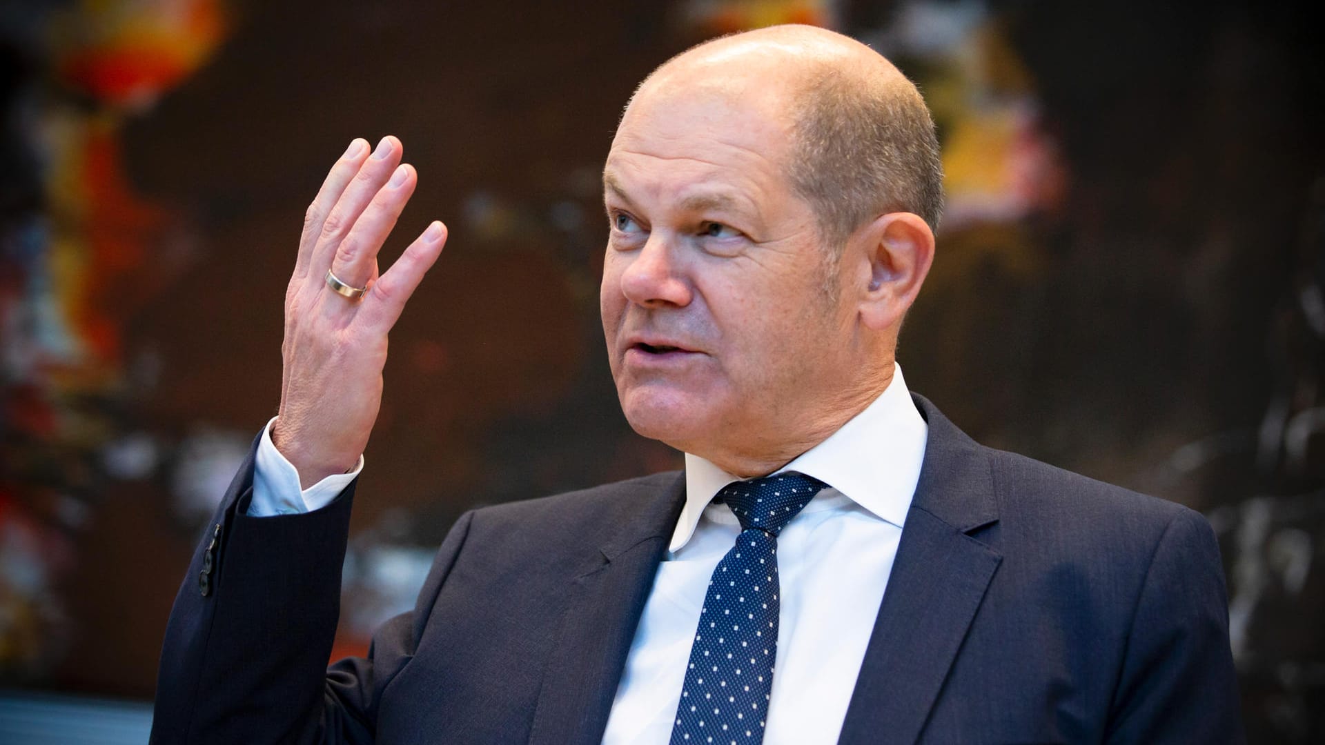 Olaf Scholz: Der Vizekanzler hofft auf ein gutes Ergebnis bei der Thüringenwahl. (Symbolbild)