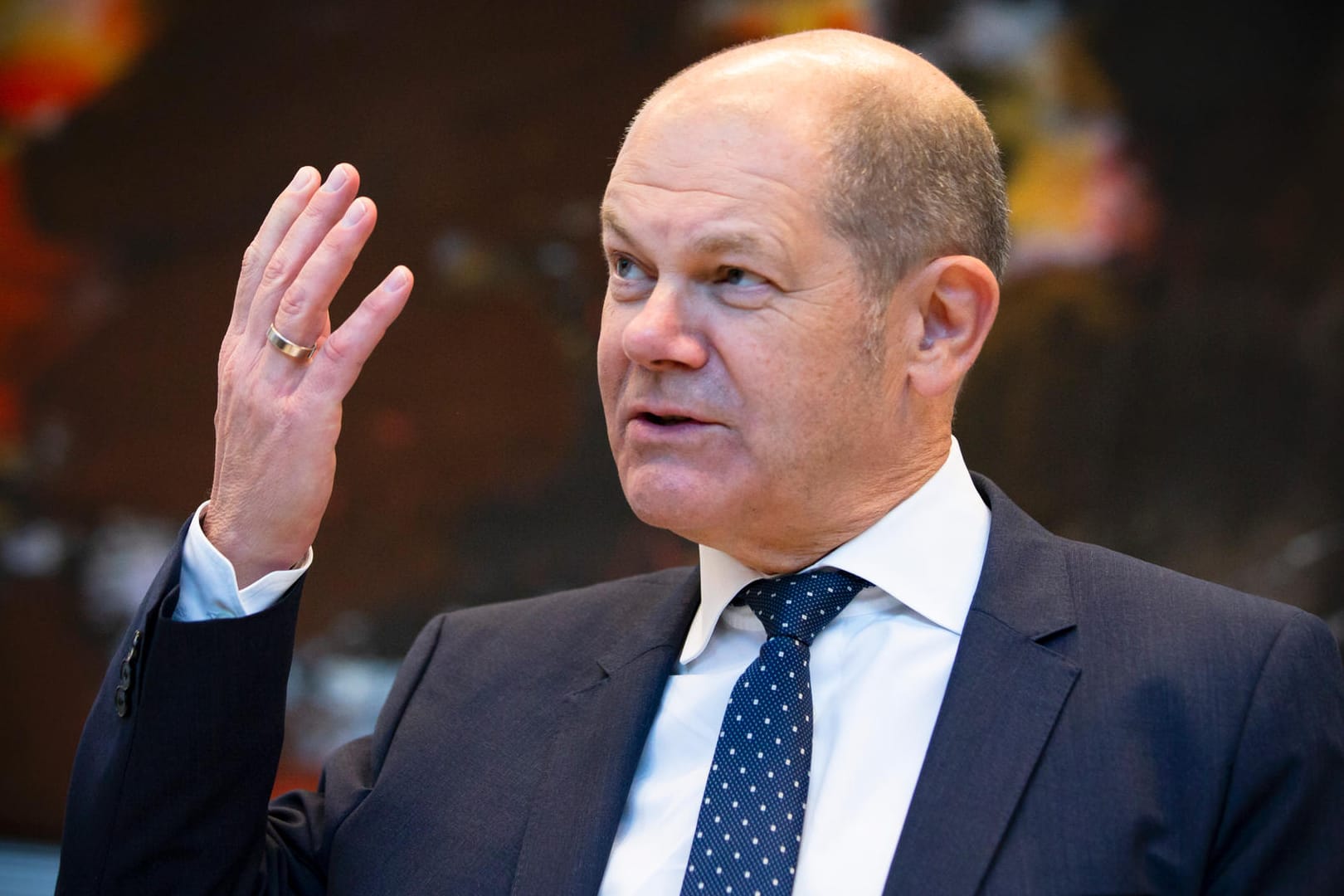 Olaf Scholz: Der Vizekanzler hofft auf ein gutes Ergebnis bei der Thüringenwahl. (Symbolbild)