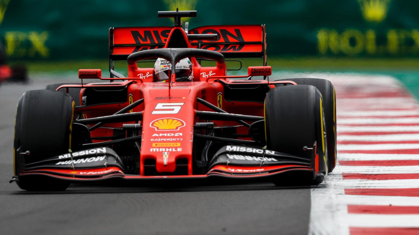 Sebastian Vettel: Der deutsche Ferrari-Pilot glänzte im zweiten Training von Mexiko.