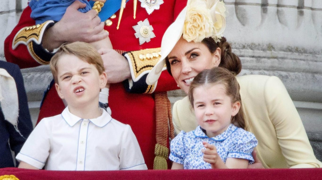 Herzogin Kate: Hier mit ihren Kindern Prinz George und Prinzessin Charlotte.