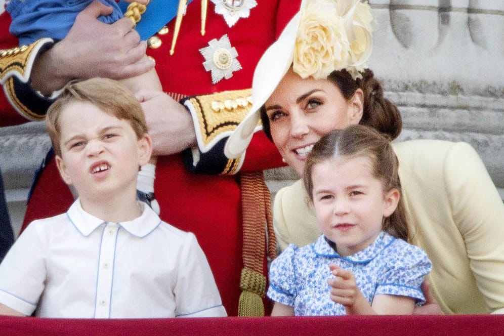 Herzogin Kate: Hier mit ihren Kindern Prinz George und Prinzessin Charlotte.