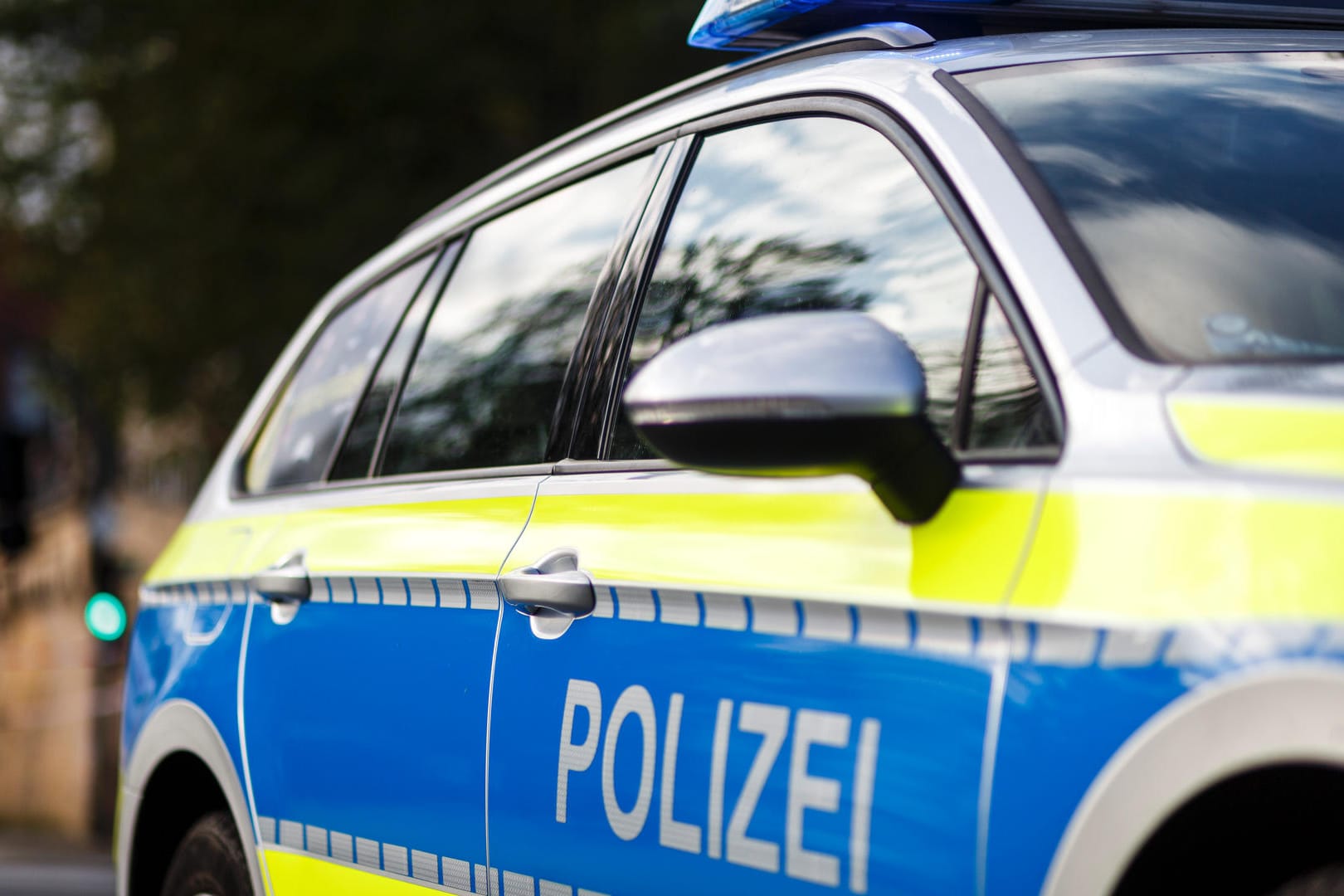 Polizeifahrzeug: Zwei Männer haben einen Supermarkt in Hamburg in Aufruhr versetzt. (Symbolbild)