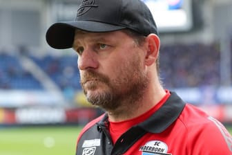 Paderborns Trainer Steffen Baumgart hat am 9.