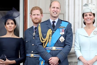 Meghan, Harry, William und Kate (v.l.n.r.): In Großbritannien wurden sie liebevoll die "Fab Four" genannt.