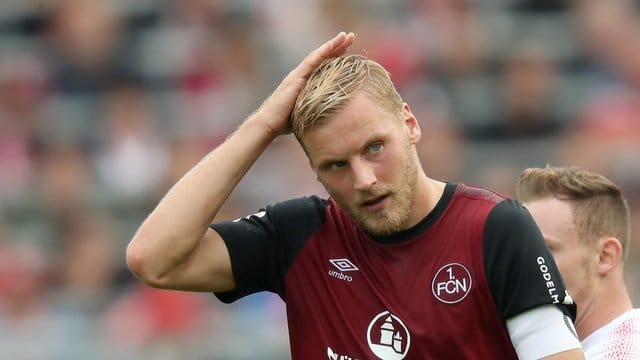 Nürnbergs Kapitän Hanno Behrens. Nürnbergs Kapitän Hanno Behrens.
