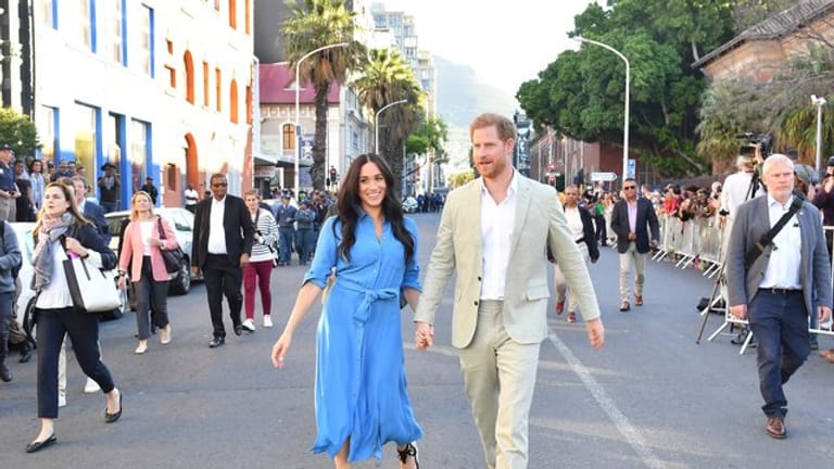 Herzogin Meghan und Prinz Harry in Kapstadt.