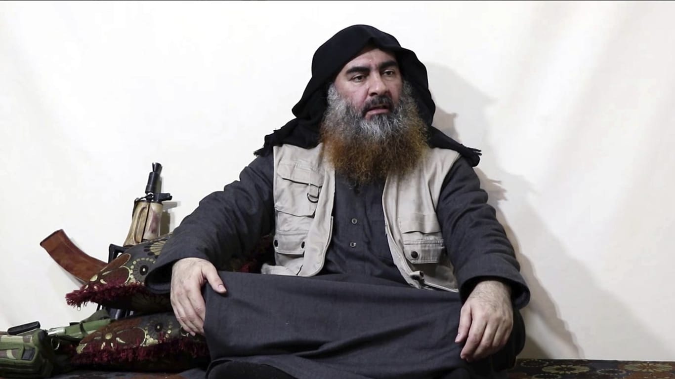 IS-Chef Abu Bakr al-Bagdadi in einem undatierten Video der Terrororganisation.