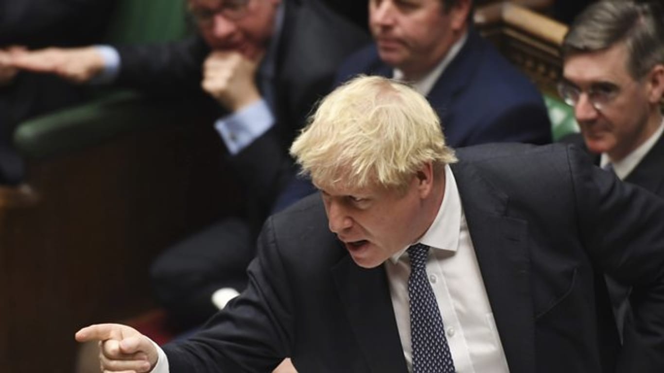 Derzeit ohne Mehrheit im Parlament: Großbritanniens Premierminister Boris Johnson.