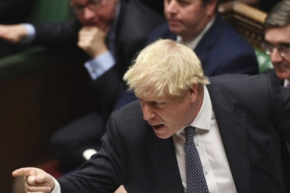 Derzeit ohne Mehrheit im Parlament: Großbritanniens Premierminister Boris Johnson.