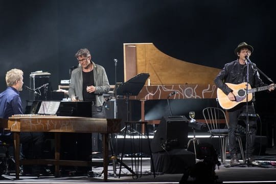 Die norwegische Pop-Band a-ha 2018 in Stuttgart.