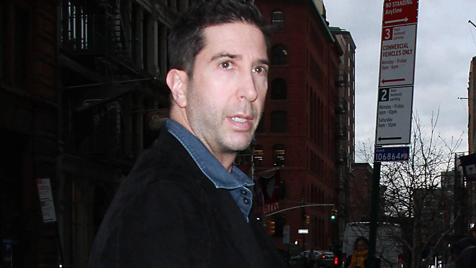 David Schwimmer: Der "Friends"-Star war während des Vorfalls nicht Zuhause.