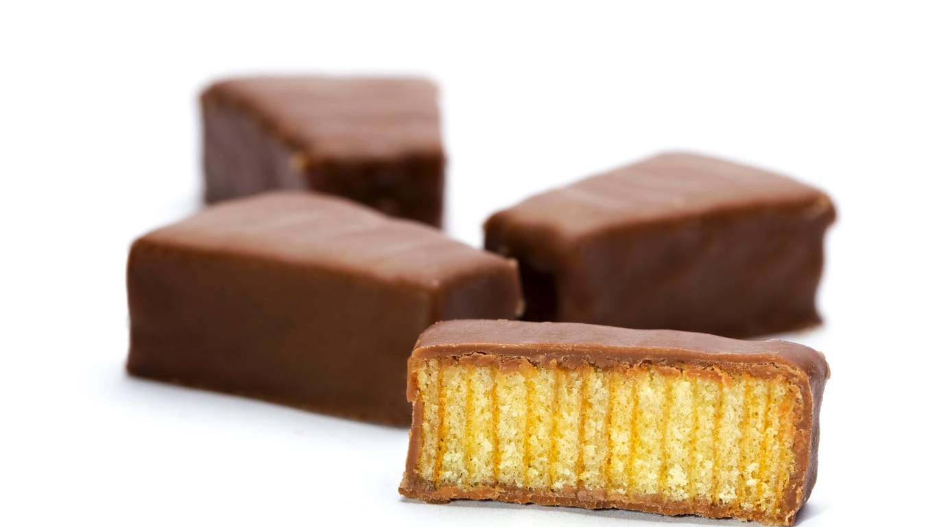 Baumkuchenspitzen: Saftiger Teig trifft auf knackige Schokolade.