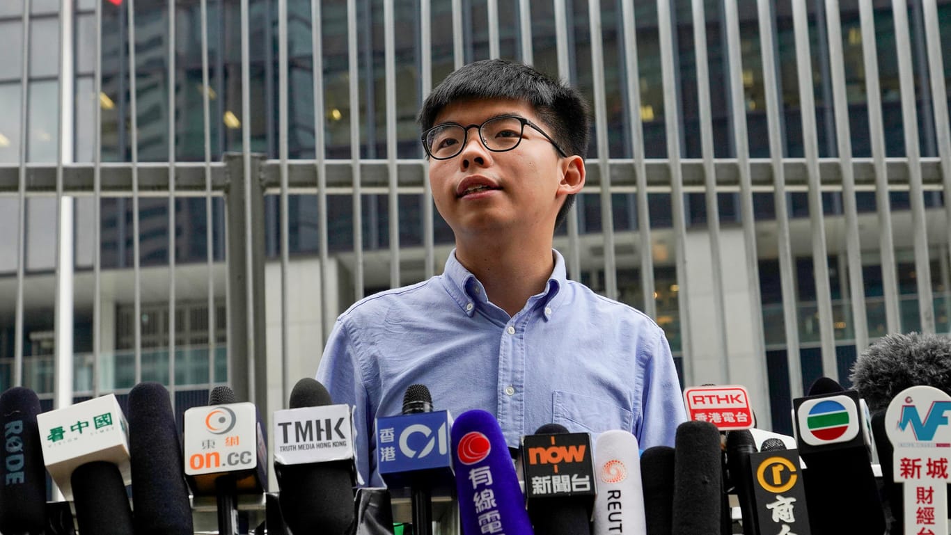 Joshua Wong: Der Aktivist der Demokratiebewegung beteuerte, die Unabhängigkeit Hongkongs nicht zu forcieren.