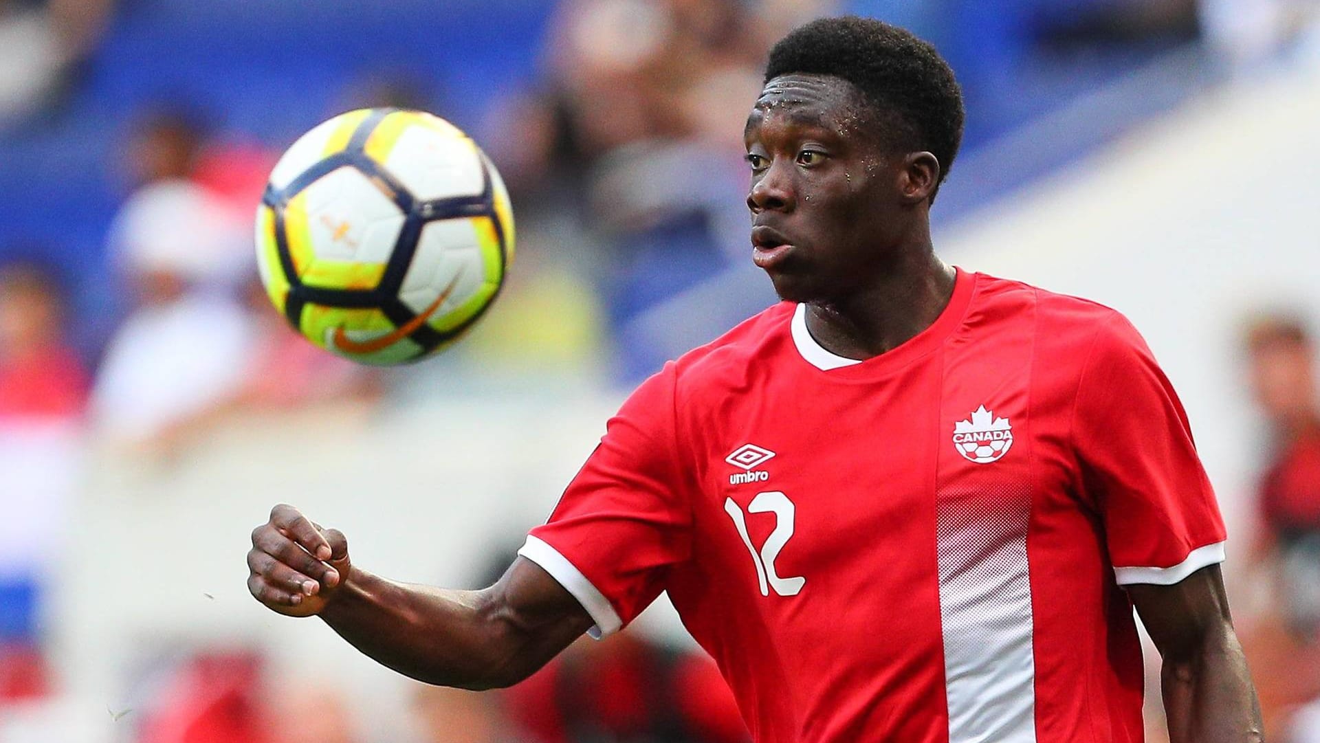 Juli 2017: Teenager Alphonso Davies im Trikot der kanadischen Herren-Nationalmannschaft.