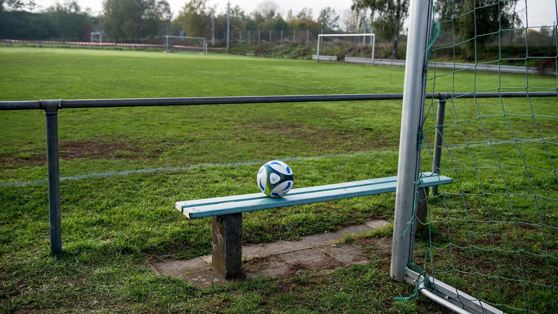 Sportgelände des Fussballvereins FSV Münster: Hier kam es am Sonntag zu den Übergriffen auf den Schiedsrichter.