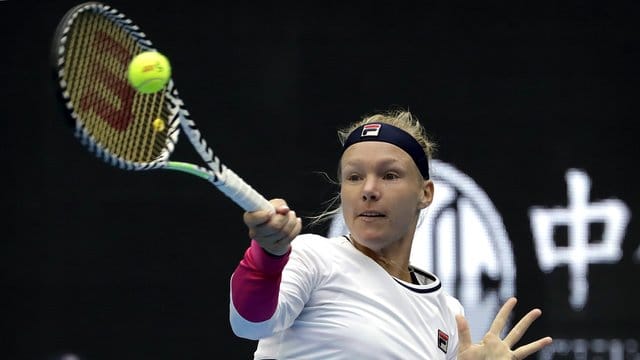 Feierte als Nachrückerin gleich einen Sieg: Kiki Bertens.