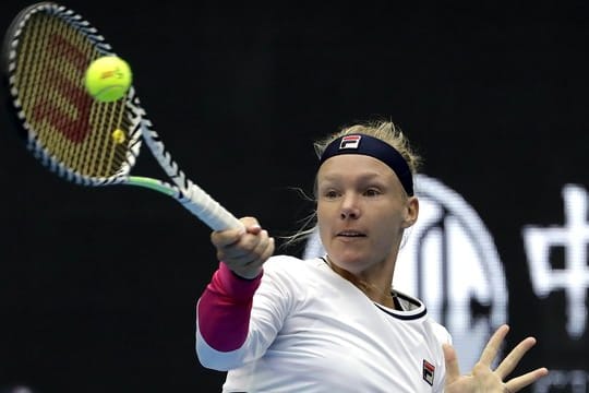 Feierte als Nachrückerin gleich einen Sieg: Kiki Bertens.