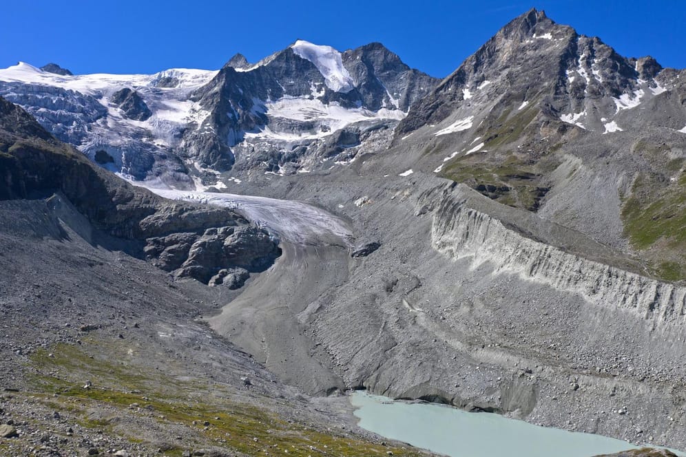 Der Moirygletscher in der Schweiz: In den letzten fünf Jahren haben die Schweizer Gletscher mehr als zehn Prozent ihres Umfangs eingebüßt. (Symbolbild)