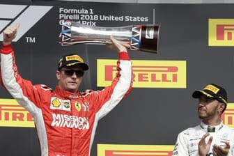 Siegte 2018 in Austin: Kimi Räikkönen - Lewis Hamilton wurde Dritter.