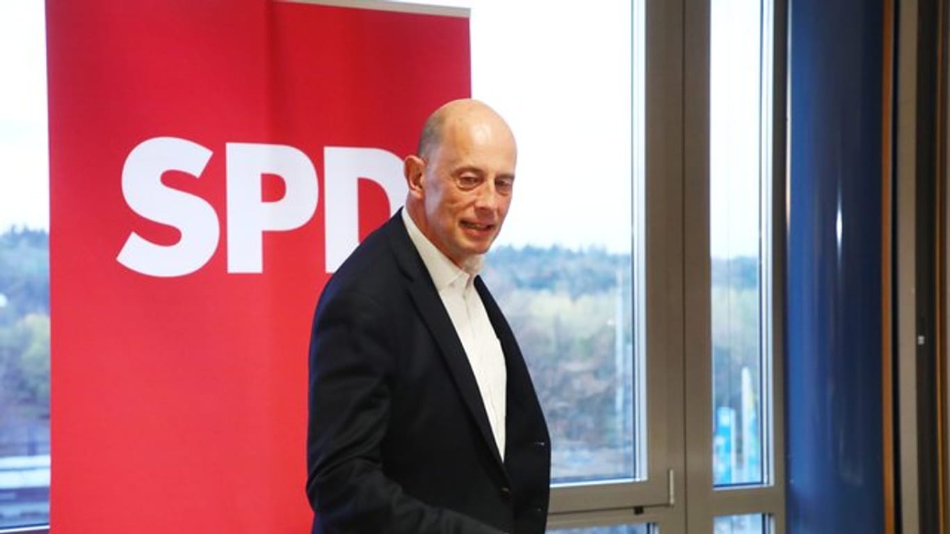 Thüringens SPD-Landeschef Wolfgang Tiefensee: "Wir haben heute deutlich gemacht, dass Rot-Rot-Grün zusammensteht.