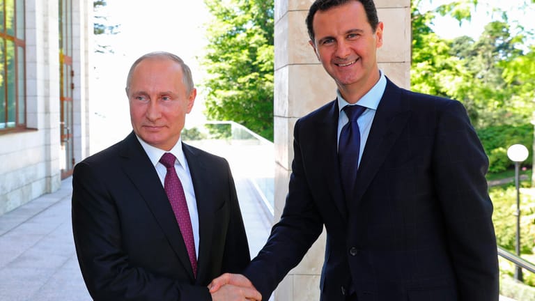 Wladimir Putin und Baschar al-Assad: Russland kam Syriens Diktator zu Hilfe, als der Bürgerkrieg schon verloren schien.