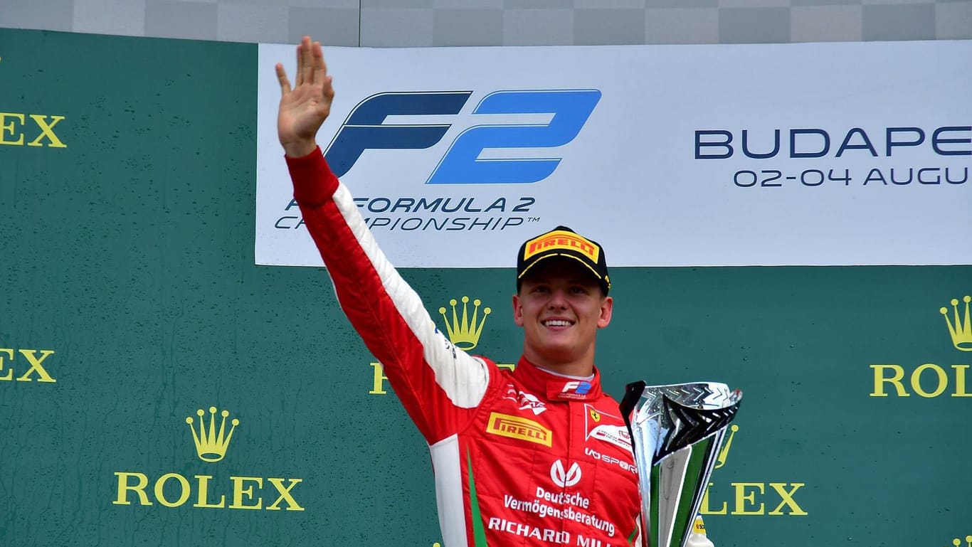 Mick Schumacher in Ungarn: Im August holte er seinen Prämierensieg in der Formel 2.