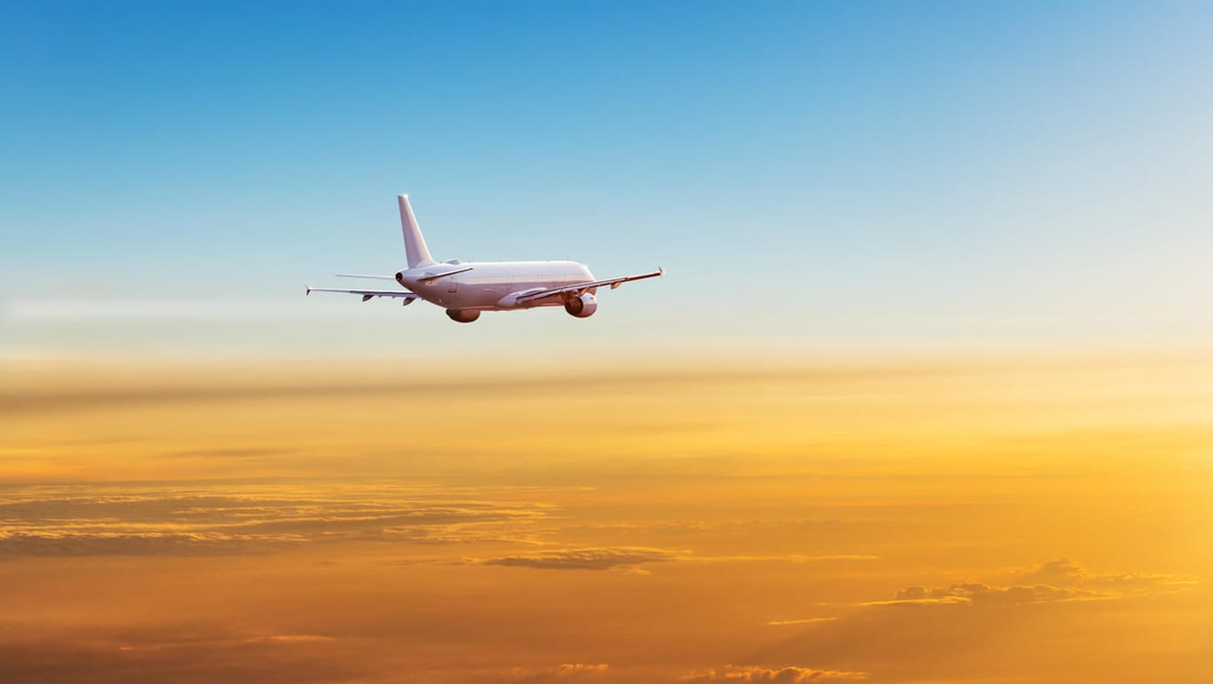 Flugzeug: Beim Fliegen fehlt es bislang an wirtschaftlich rentablen emissionsarmen Antriebsalternativen.