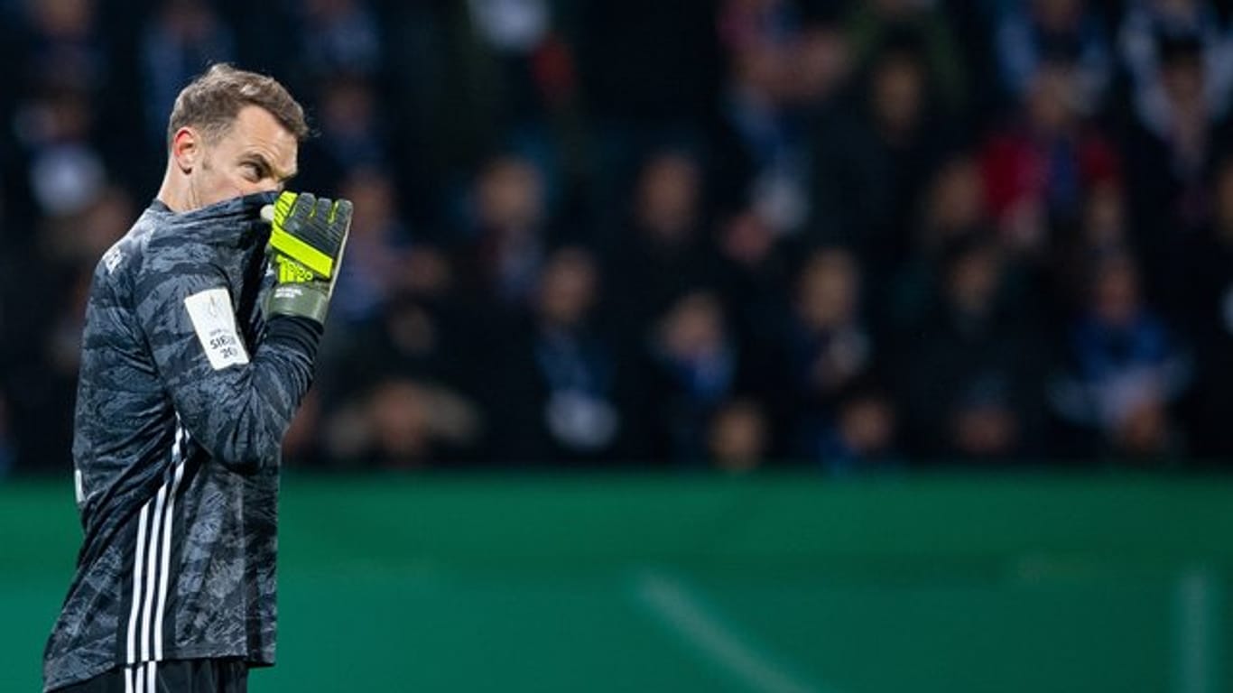 Manuel Neuer war nicht zufrieden mit dem Auftritt des FC Bayern.