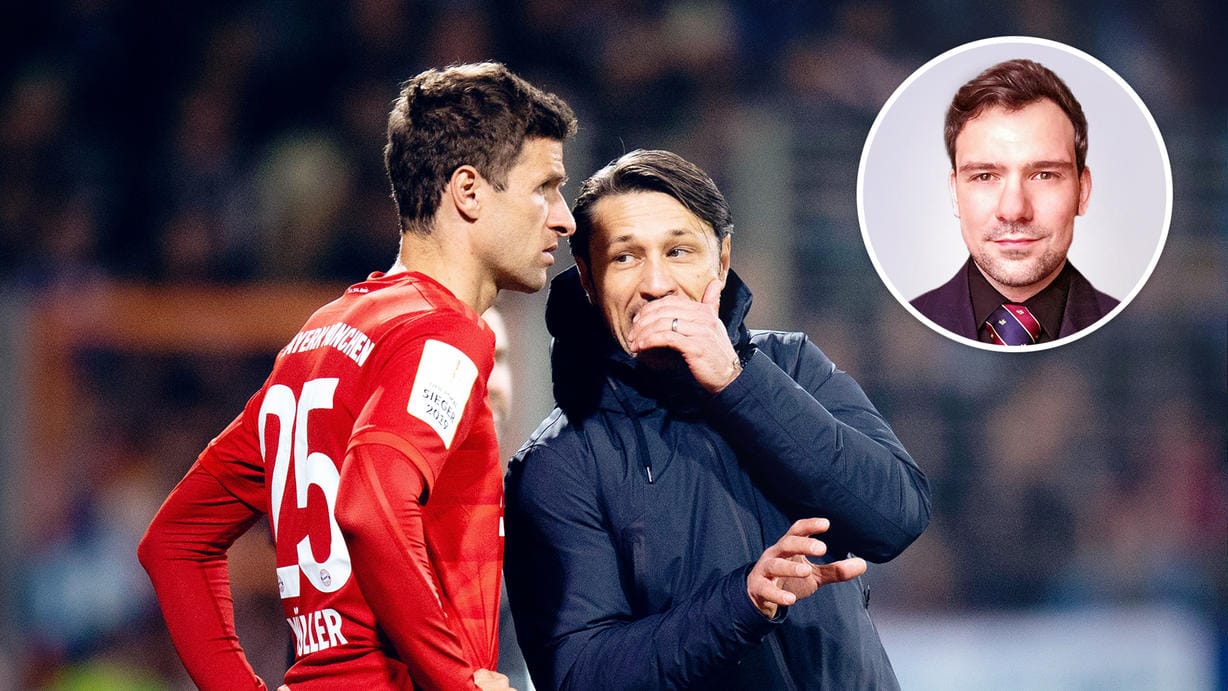 Bayern-Trainer Niko Kovac im Gespräch mit Thomas Müller: Der Rekordmeister hat aktuell offensichtliche Probleme.