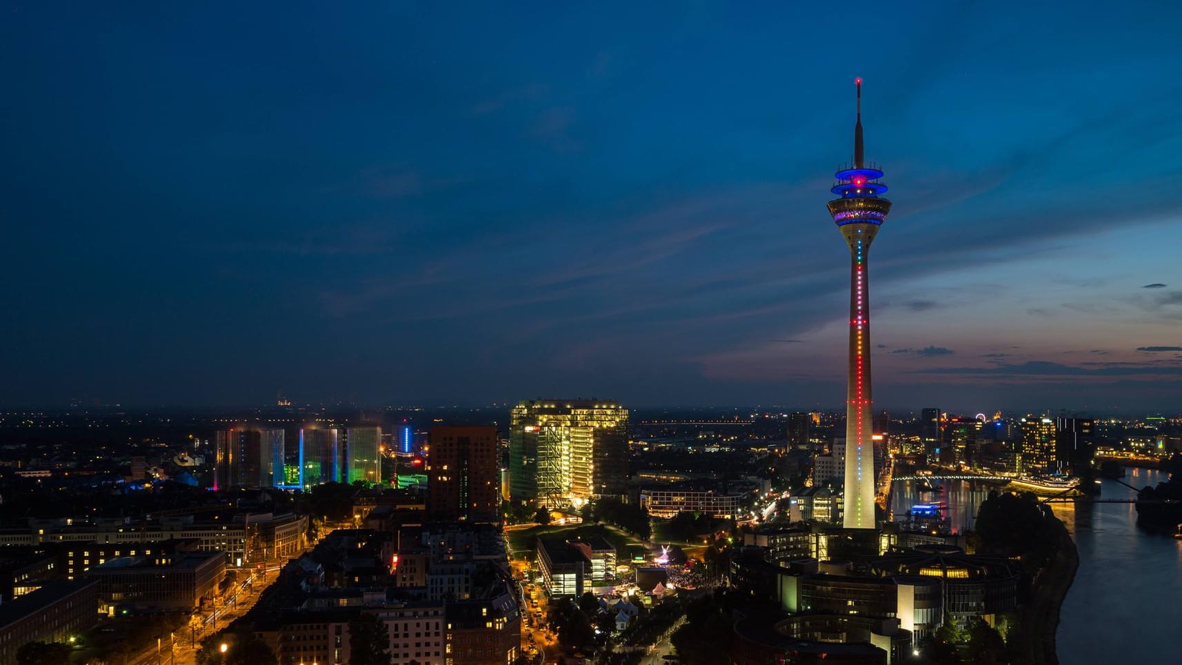 Düsseldorf: In der NRW-Landeshauptstadt fließt der Verkehr am langsamsten.