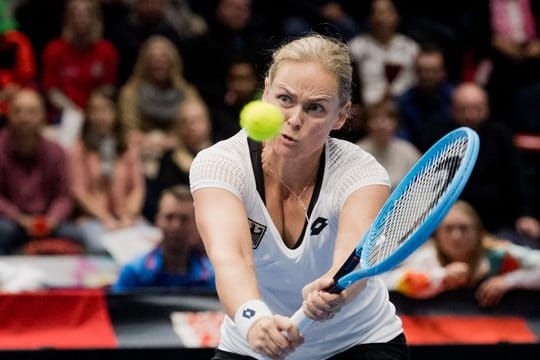 Kassierte in China im Doppel die erste Niederlage bei den WTA Final: Anna-Lena Grönefeld.