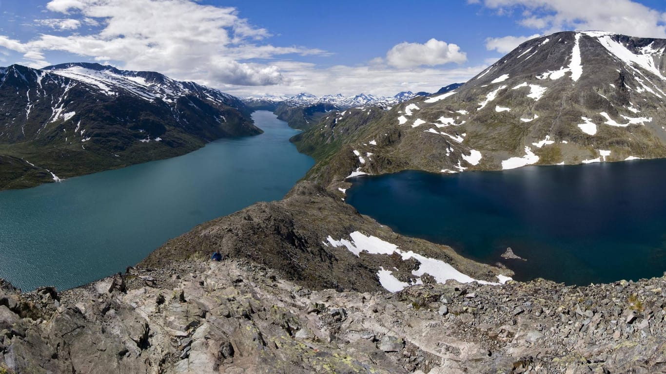 Die Berge bei Gjendesheim: Die Urlauber konnten unverletzt aus den Bergen gerettet werden. (Symbolbild)