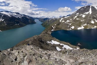 Die Berge bei Gjendesheim: Die Urlauber konnten unverletzt aus den Bergen gerettet werden. (Symbolbild)