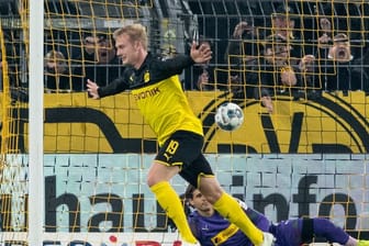 Julian Brandt war mit seinen beiden Treffern Matchwinner beim Dortmunder Sieg gegen Gladbach.