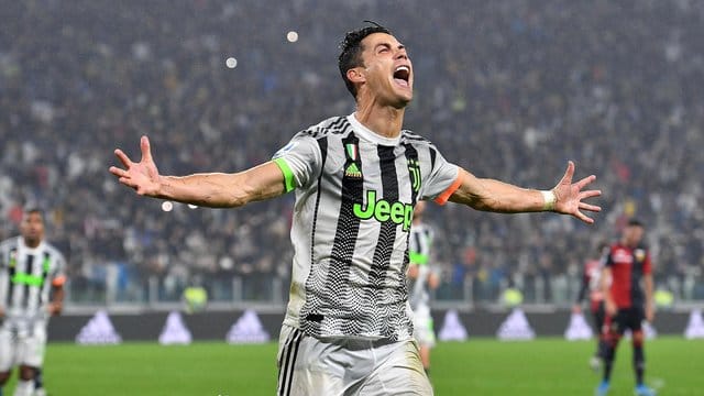 Rettete Juventus den Sieg gegen Genua: Cristiano Ronaldo.