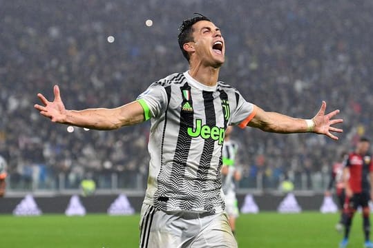 Rettete Juventus den Sieg gegen Genua: Cristiano Ronaldo.