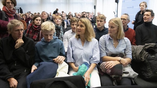 Im Berliner Verwaltungsgericht: Die Bio-Landwirte, die gegen die Klimapolitik der Bundesregierung klagen. Im Berliner Verwaltungsgericht: Die Bio-Landwirte, die gegen die Klimapolitik der Bundesregierung klagen.