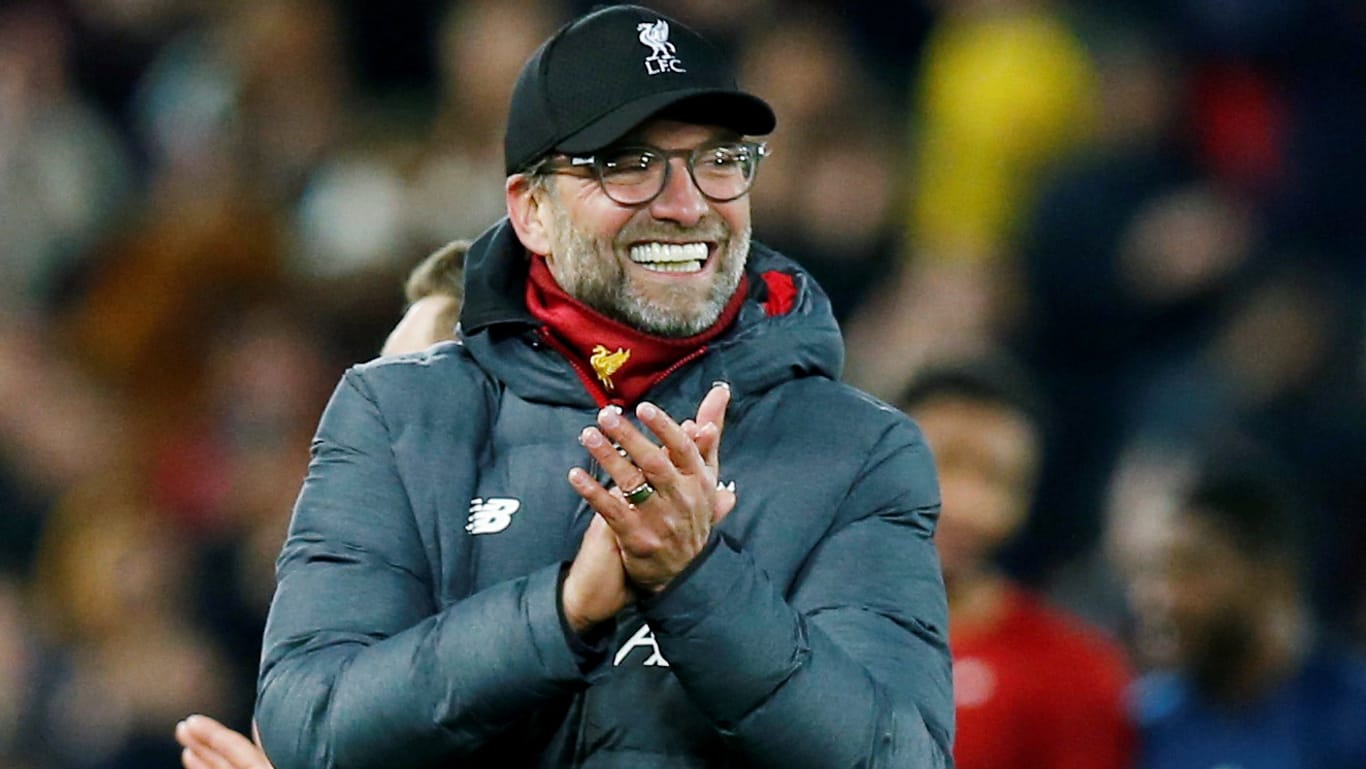 Jürgen Klopp: Der Liverpool-Trainer hat schlussendlich gut lachen.