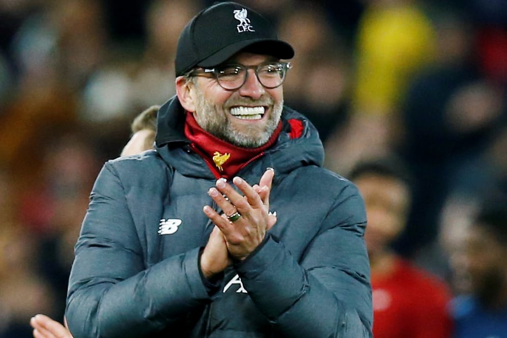 Jürgen Klopp: Der Liverpool-Trainer hat schlussendlich gut lachen.