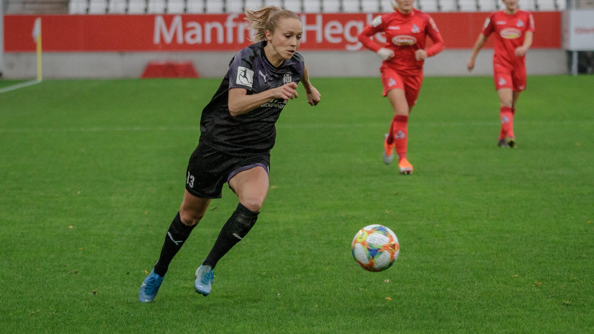 Turid Knaak von der SGS Essen: Heute treffen die Damen der SGS auf den 1. FFC Frankfurt.